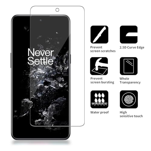 4 Pack Glass Screen Protector Compatible for OnePlus 10T 5G / CPH2415, CPH2413, CPH2417, CPH2419 [9H Hardness]-HD Screen Tempered Glass, Scratch Resistant,Easy Install [Case Friendly] - size: OnePlus 10T 5G