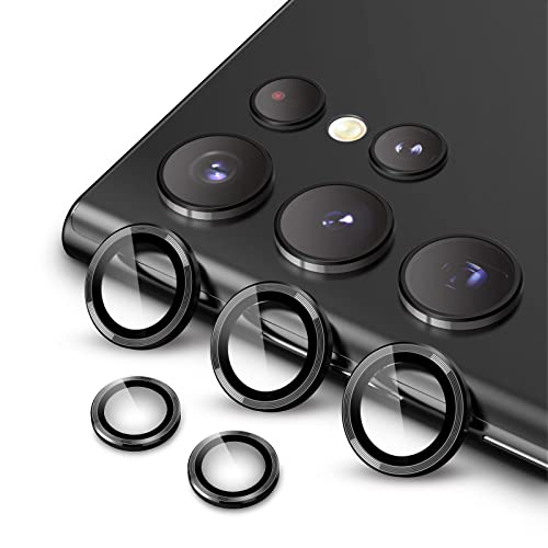 JETech Camera Lens Protector for Galaxy S22 Ultra, Phantom Black, 1 Set