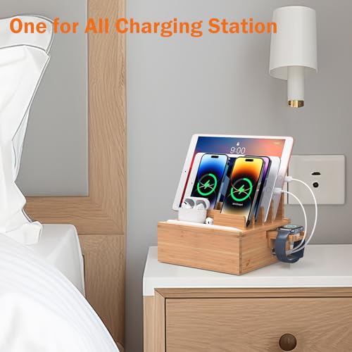 Pezin & Hulin Desktop USB Charging Station with Power Charger & Cables - color: #1 (Dock+Cables+Adaptor)