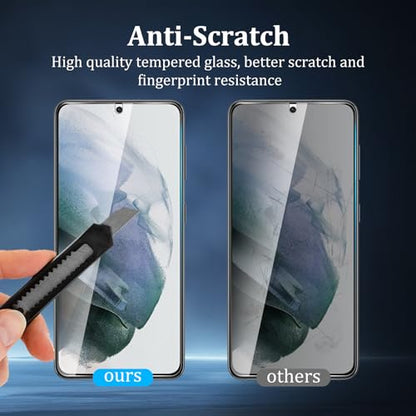 2+2 Pack Privacy Screen Protector for Samsung Galaxy S21 5G - size: Galaxy S21 2+2 Pack