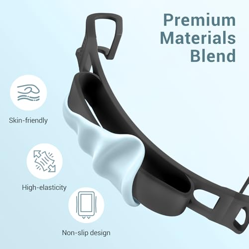 CoBak Secure Hand Strap for Ebook Reader, Lightweight, Elastic, Black - color: Black