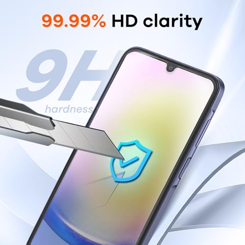 4+4 for Samsung Galaxy A25 5G Screen Protector Camera Lens Protector - size: Galaxy A25