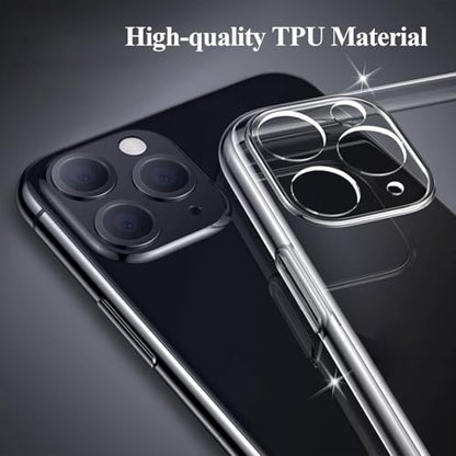2-Pack TPU Case for Unihertz Titan Slim - Clear | 4.2" Soft Flexible Gel Cover, Shockproof Anti-Scratch Protective Phone Bumper - color: Clear+Clear