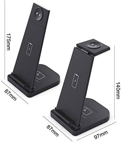 Charger Stand 15W Fast Charging Dock Station 3 in 1 Mobile Phone Holder Charger