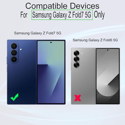 Ibywind for Samsung Galaxy Z Fold7 5G Screen Protector,2 Pack,9H Hardness Tempered Glass and Camera Lens Protector,with Alignment Frame,Full Coverage,Bubble Free,Fingerprint Unlock,Scratch Resistant - size: Samsung Galaxy Z Fold7 5G 8 inches