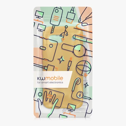 kwmobile Case Compatible with Google Pixel 8a Case - Protective Slim TPU Phone Cover - Soft Matte Finish - Honey Yellow - color: honey yellow