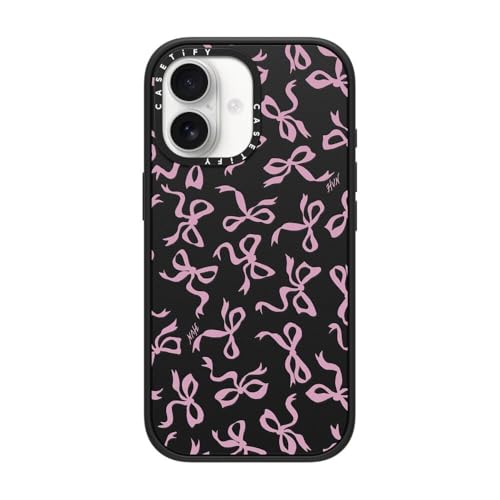 CASETiFY for iPhone 17 Case - Impact Compatible with MagSafe | 8.2 ft. 4x Military Grade Drop Protection | BOWS | Matte Black - color: BOWS, size: Iphone 17 (6.3")