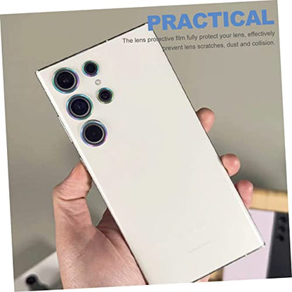 Angoily 2set Scratch Camera Lens Protectors for Ultra Tempered Film Easy Installation High Transparency Prevents Damage and Maintains Image Quality
