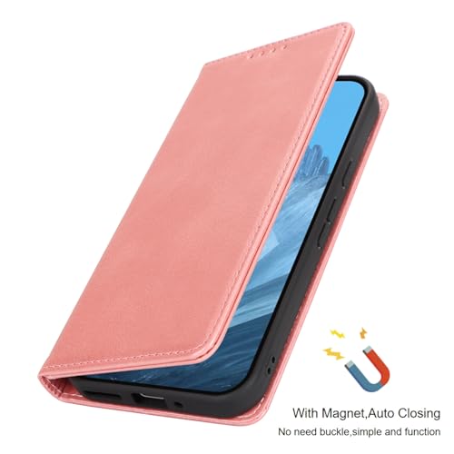 fit for Google Pixel 9/9 Pro Wallet Case,Premium PU Leather Flip Folio Case with Card Slot,Stand Holder,Magnetic Closure TPU Shockproof Interior Protective Case for Pixel 9/9 Pro,Rose Gold | Premium PU Leather, Flip Folio Purse Case, with Card Slot, Stand