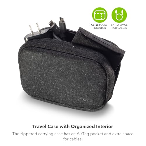 mophie 3-in-1 Travel Charger v2 with MagSafe - Portable Wireless Charging Hub, Compatible with Apple Devices, iPhone 16/15/14/13/12, Apple Watch Series 10 to 1 & Ultra, AirPods Pro/3rd Gen, Black - color: Black, style: Gen 2