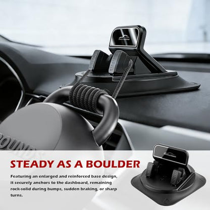 360° Rotatable Car Phone Holder,Non-Slip Car Dashboard Phone Holder for Best Navigation and Viewing,Universal Phones Holders for Cars Dashboard Horizontal and Vertical Place - color: Car