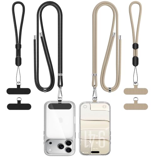 for Phone Lanyard,Anti Theft Travel Essentials - color: C-black+khaki