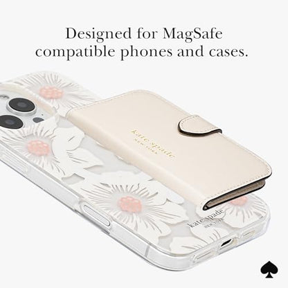 kate spade new york Morgan Magnetic Card Holder/Wallet - Cream - color: Morgan - Cream