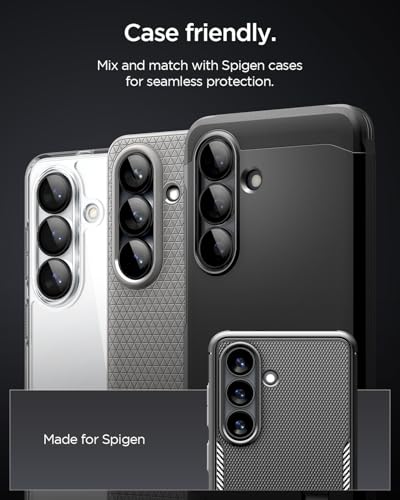 Spigen Camera Lens Protector for Galaxy S26 - Black [2 Pack]