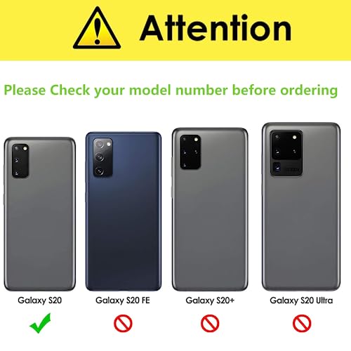 USTIYA Case Clear for Samsung Galaxy S20 TPU Four Corners Cover Transparent Soft