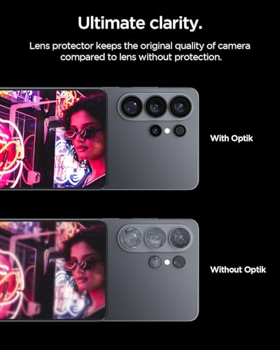 Spigen Camera Lens Protector for Galaxy S26 Ultra - Black [2 Pack]