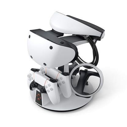 KIWI design D2 3-in-1 Controller Charging Station for PSVR2 and PS5