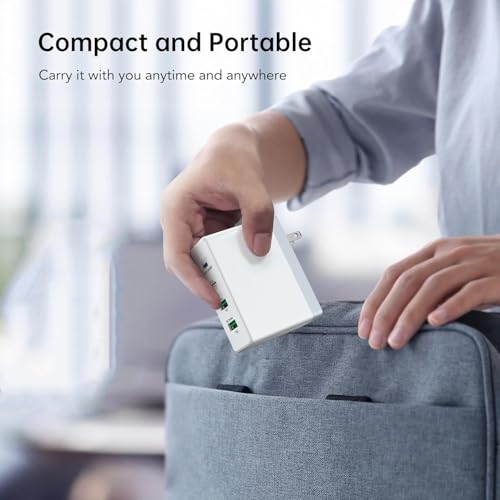 sccvee USB C Charger 140W GaN, 100W Laptop Power Adapter Fast Charger Block, 4-Port Charging Station USB C Power Adapte Compatible with MacBook Pro/Air/iPad Pro/iPhone 15/16/Galaxy S23/S24/Dell - color: 140W 4 port