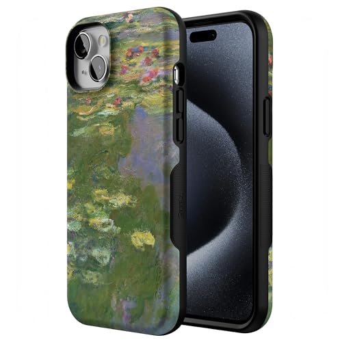 Casely iPhone 15 Plus Case | Monet's Water Lilies | The Met Museum | Bold Protective Design | Compatible with MagSafe - color: Monet's Water Lilies | The Met Museum