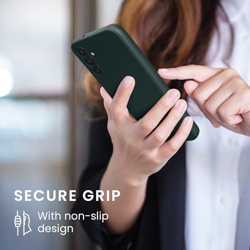 kwmobile Case Compatible with Samsung Galaxy A14 5G Case -Soft TPU Back Phone Cover - with Metallic Look - Metallic Teal - color: metallic teal, size: Galaxy A14 5G