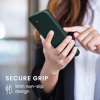 kwmobile Case Compatible with Samsung Galaxy A14 5G Case -Soft TPU Back Phone Cover - with Metallic Look - Metallic Teal - color: metallic teal, size: Galaxy A14 5G