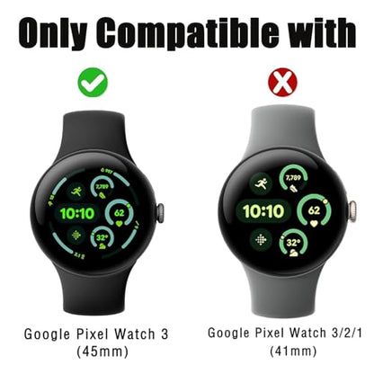 6 Pack TPU Film for Google Pixel Watch 4/3 (45mm) Screen Protector