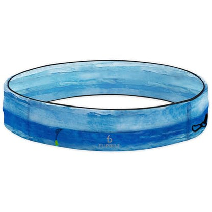 FlipBelt Zipper Running Belt, Waist Pack for Fitness and Running, US Company - color: Sayram Blue, size: Small