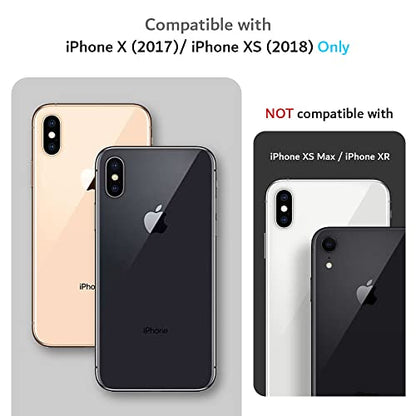 TUDIA Ultra Slim Soft Silicone Compatible with iPhone X Cases (Clear, iPhone X & XS) - color: Clear, size: iPhone X & XS