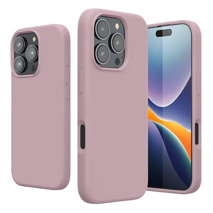 kwmobile Case Compatible with Apple iPhone 16 Pro Case - TPU Silicone Phone Cover with Soft Finish - Mauve - color: mauve, size: iPhone 16 Pro