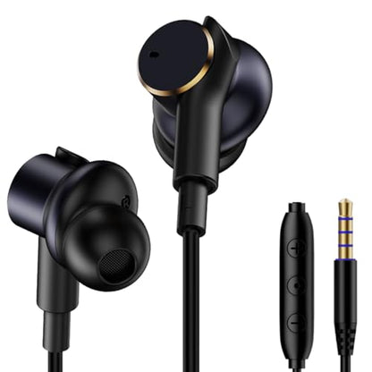 Wired Earphones Immersive Bass Noise Cancellation In-Ear 4-driver Headphone