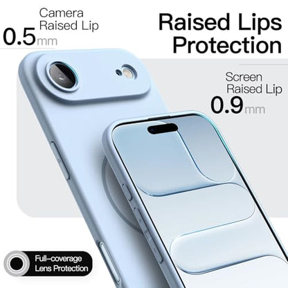 JETech Magnetic Slim Case for iPhone Air, Sky Blue - color: Sky Blue, size: iPhone Air