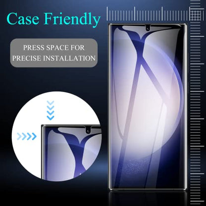 LYWHL 2 Pack for Samsung Galaxy S23 Ultra Privacy Screen Protector [Not Glass], Anti-Spy Full Adhesive Flexible Film for Galaxy S23 Ultra 6.8”, Compatible Fingerprint - Black - size: Samsung Galaxy S23 Ultra
