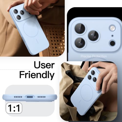 JETech Magnetic Slim Case for iPhone New Pro, Light Blue - color: Blue, size: iPhone NEW Pro