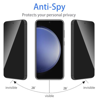 3 Pack Tempered Glass for Samsung Galaxy S10E Privacy Screen Protector, Anti-Spy Ultra HD Bubble-Free Anti-Scratch, Easy Install, Case Friendly - size: For Samsung Galaxy S10E