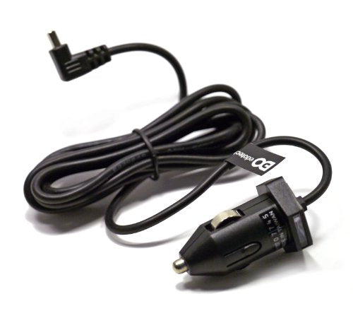 EDO Tech Ultra Compact Mini USB Car Charger Power Cord for Garmin Nuvi 200 200w 205w 250 255w 260w 256w 1300 1350 1370 1390 1450 40lm 42lm 50lm 55lm 57lm GPS Navigator (5.5 ft)