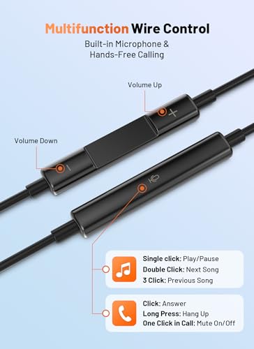 USB C Headphones for iPhone 17/16/15,Wired Earbuds USB C for Galaxy S26 25 - size: 1 Pack