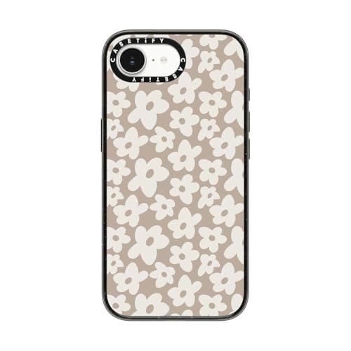 CASETiFY for iPhone 17e / 16e Case - Impact Compatible with MagSafe | 8.2 ft. 4x Military Grade Drop Protection | Natural Flower | Black - color: Natural Flower, size: iPhone 16e (6.1")