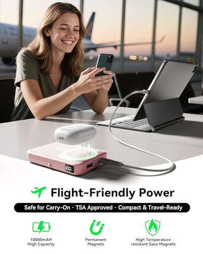 Power Bank for Magsafe Charger 10000mAh Portable Charger