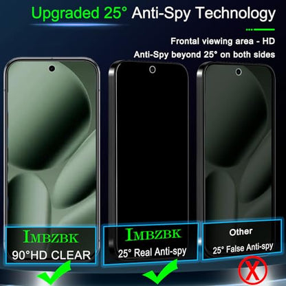 IMBZBK Privacy Screen Protector for Google Pixel 10, 3+3 Pack