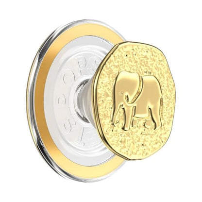 PopSockets Phone Grip for MagSafe, Magnetic Holder- Elephant Token - color: Elephant Token, style: MagSafe