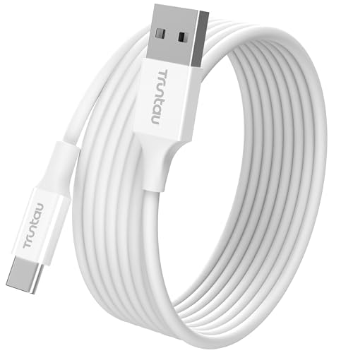 6FT USB A to USB C Cable, 60W Fast Charging Cable Compatible with iPhone 17/17 Pro Max/16/16e/16 Plus/15 Pro Max, Samsung Galaxy S24/S23/S22/S21 Ultra, iPad Gen 4/5/6, CarPlay, White - color: White, size: 6FT A to C