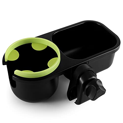 Accmor Stroller Cup Holder, Drinks Holder Bike Walker Wheelchair - color: Tray-Green