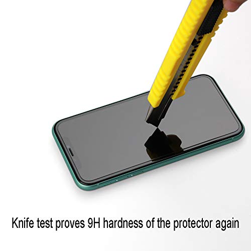 Ibywind for iPhone 11/XR Screen Protector,2 Pack,9H Hardness Tempered Glass with Alignment Frame,Full Coverage,Bubble Free,Fingerprint Unlock,Scratch Resistant