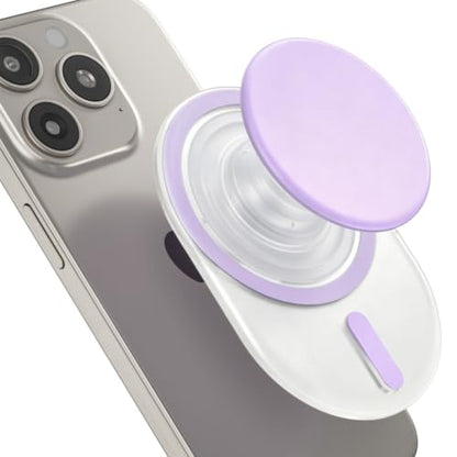 AUROX Magnetic Phone Grip Holder for Magsafe Phone Grip,Transparent Purple - color: Transparent Purple