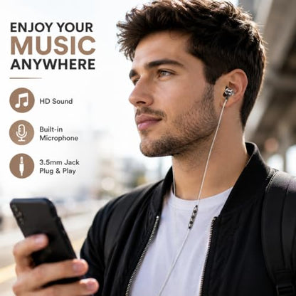 Sephia SP3060VC Earbuds Wired in-Ear Headphones with Mic