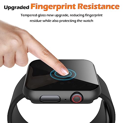 Misxi Privacy Case for 40mm Apple Watch SE3/SE2/SE/Series 6/5/4 - color: Black, size: 40mm