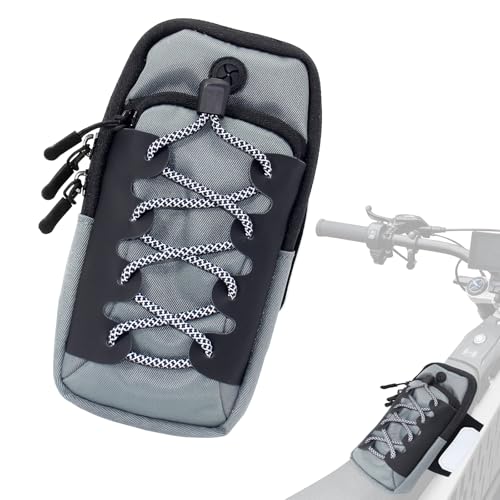 Electric Dirt Bike Bag for Surron, Front Frame Bag Phone Pouch for Ebike | Sur Ron Light Bee/Yozma IN10/Tutti Soleil 01/E Ride Pro S SS SR/Talaria MX3 MX4 MX5, Battery Cover Bag, Gray - color: Gray