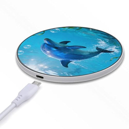 Blue Dolphin Wireless Charger, Fast Charging Pad