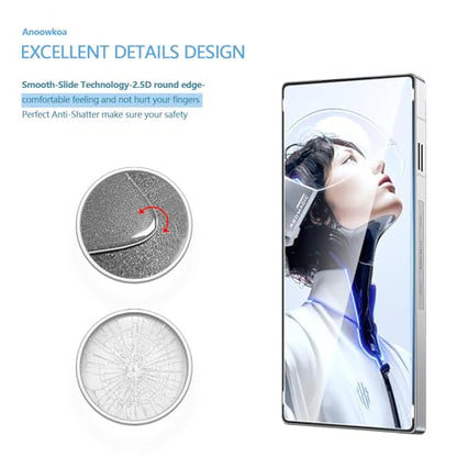 Anoowkoa 3 Pack Compatible with ZTE Nubia RedMagic 11 Pro/RedMagic 11 pro+/RedMagic 11 Plus Screen Protector Tempered glass film.Anti-Breakage.Anti-Scratch No Bubbles 9H Hardness.Easy to install - color: Nubia RedMagic 11 Pro/Plus