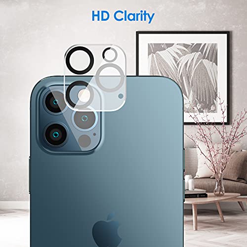 JETech Screen Protector for iPhone 12 Pro, 2+2 Pack - size: iPhone 12 Pro